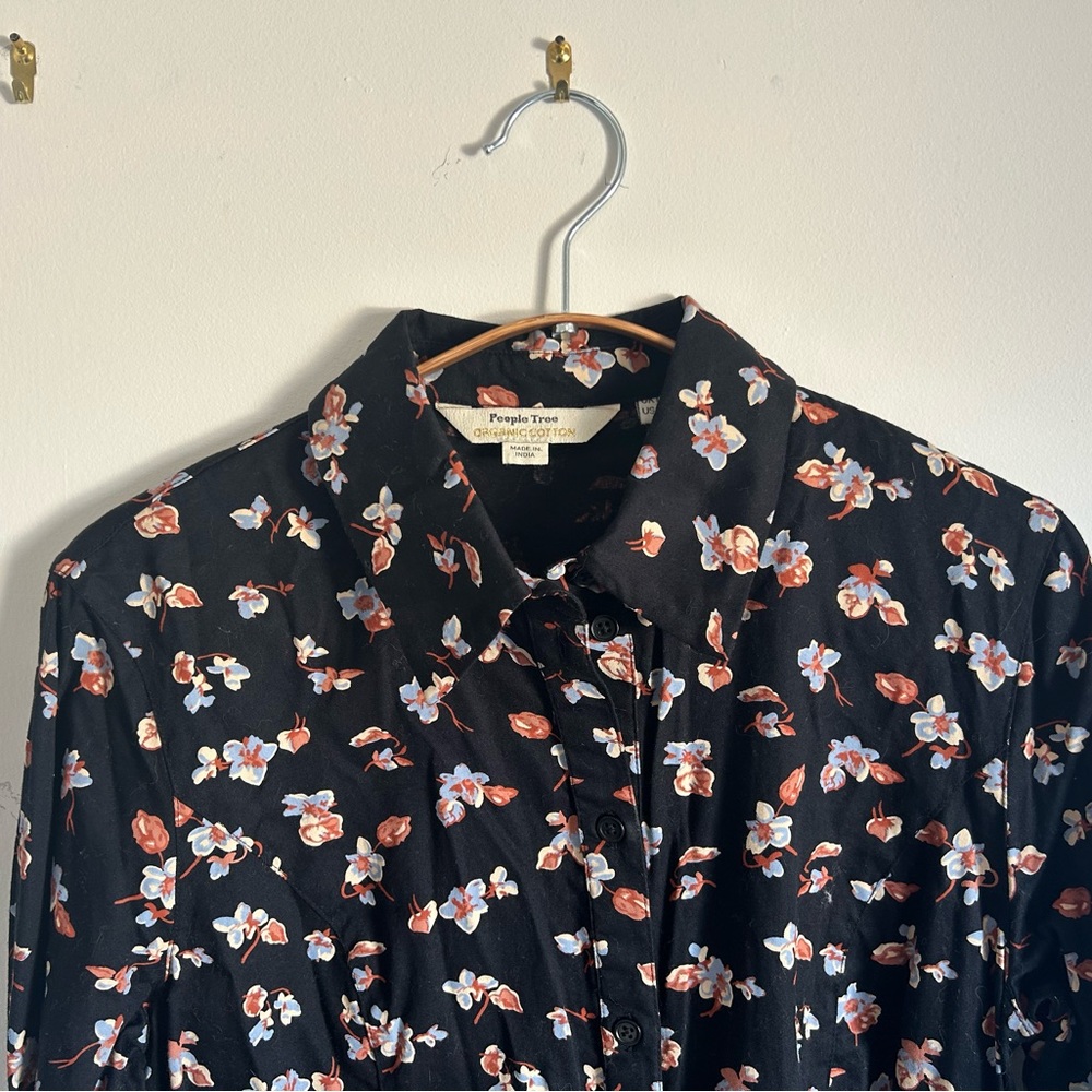People tree piper floral shirt dress